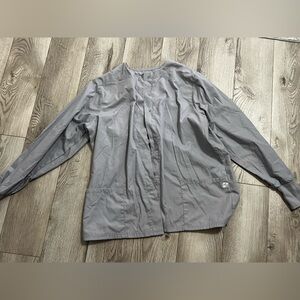 Buttersoft Gray Long Sleeve scrub top